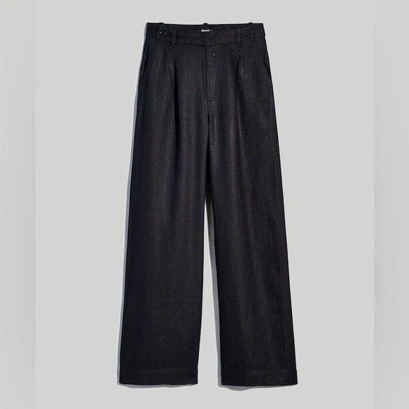 Madewell The Harlow Wide-Leg Pant in 100% Linen - size 4 - Picture 6 of 7